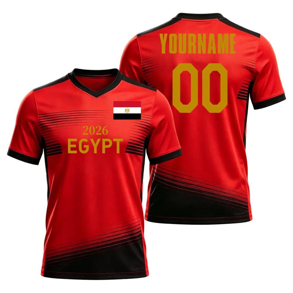 Custom Diy Name Number Egypt 2026 Soccer Jersey Men Women Football
