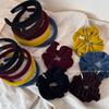 Velvet Solid Color Headband for Women - Non-Slip, High Skull Fit, Luxurious Hair Accessory for Face Washing