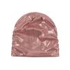 Soft Pullover Cap Solid Color Sleeping Night Cap Fashion Metal Color Hat  Streetwear