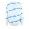 Women's Casual Fashion 2022 Long Sleeved Knitting Contrast Color Sweater Top