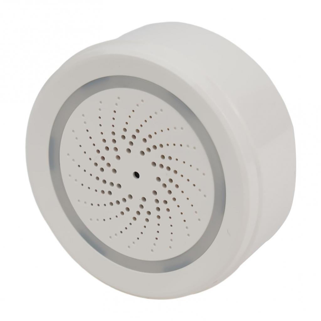 forTuya WiFi Alarm Siren 100dB with Temperature and Humidity Sensor Strobe Light