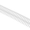 10Pcs Binding Coils 34 Holes Polypropylene Wear Resistant Binding Spines for Stationery