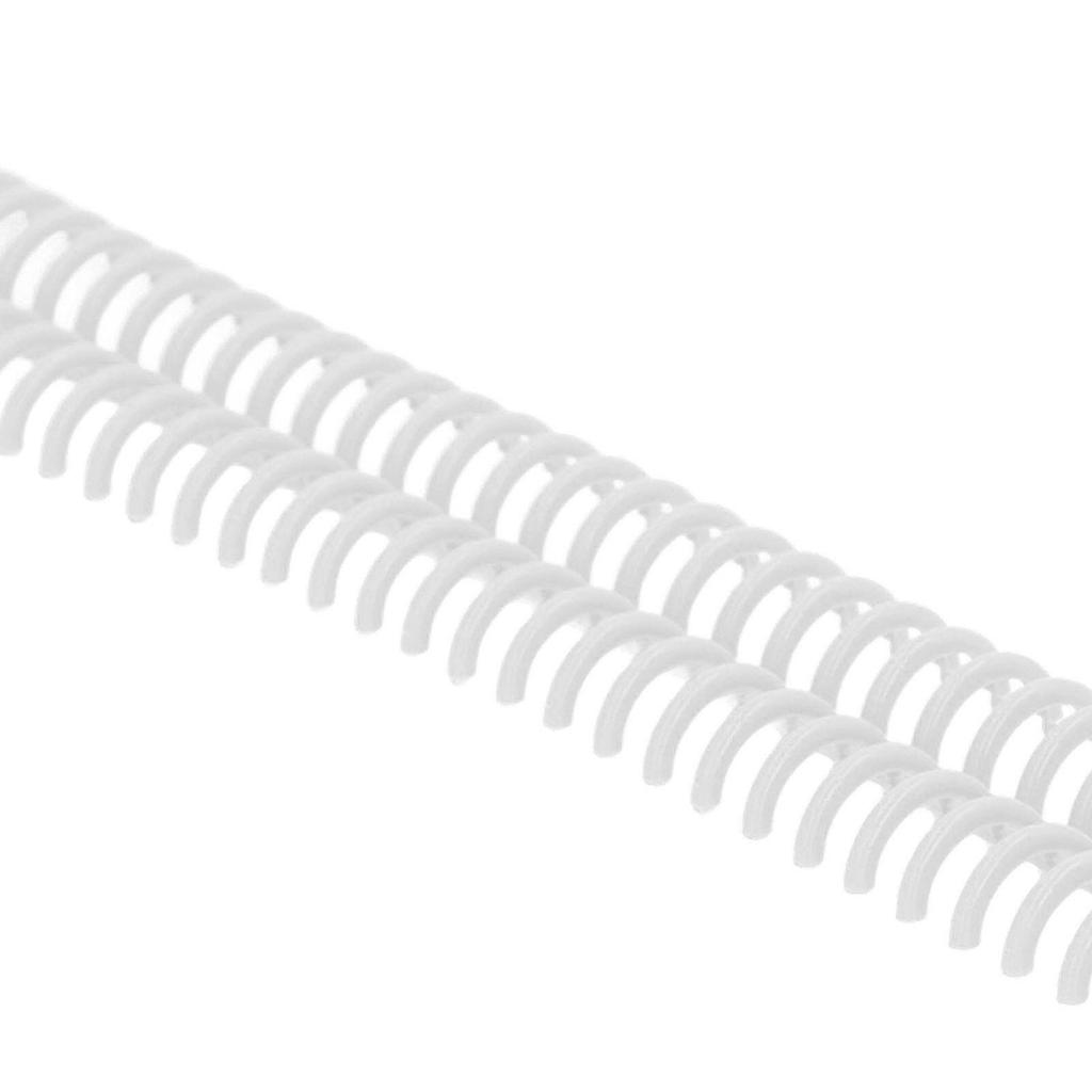 10Pcs Binding Coils 34 Holes Polypropylene Wear Resistant Binding Spines for Stationery