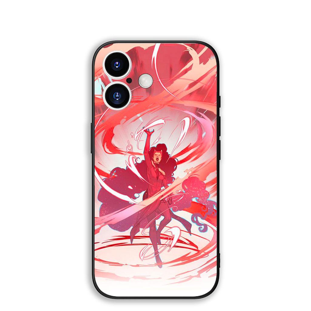 

for Apple iPhone 17 16 Plus 13 12 Pro Max Mini X XR Xs ProMax 16E 15+ 17+ Air Phone Case Scarlet Witch Marvel Doctor Strange iPhone XS Max
