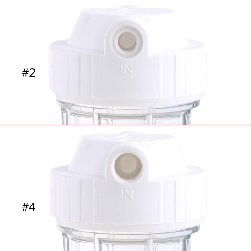 1/2 1/4inch Transparent Water Purifier Filter Bottle Replacement Explosion Proof Filter Bottle Water Filter Accessories