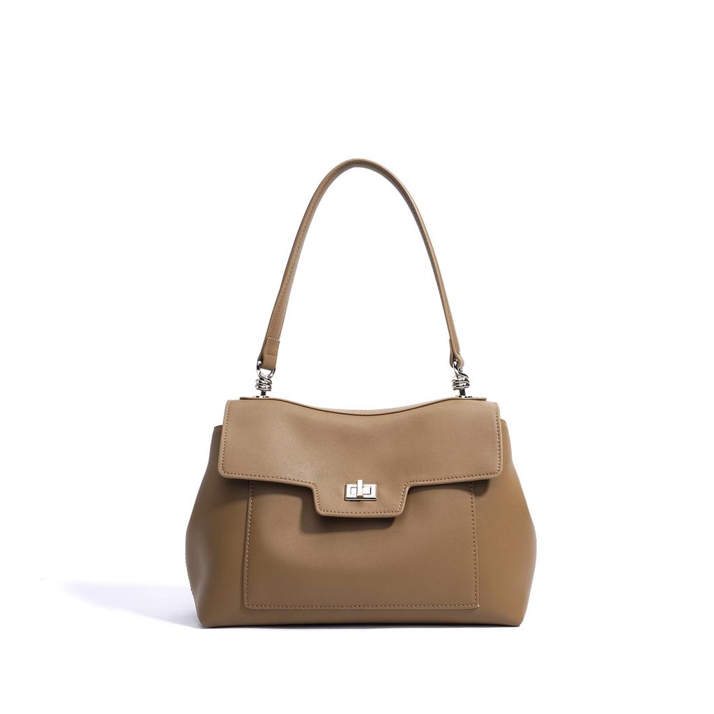 Shoulder Bag High-end Niche Design Leather Women's Bag Simple Commuting Fashion Large-capacity Handbag