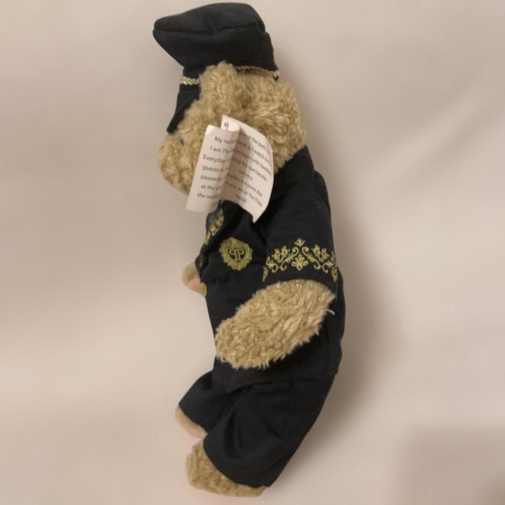 [USED] Extremely rare and hard to find New York Plaza Hotel exclusive teddy bear Halloween Gothic Lolita