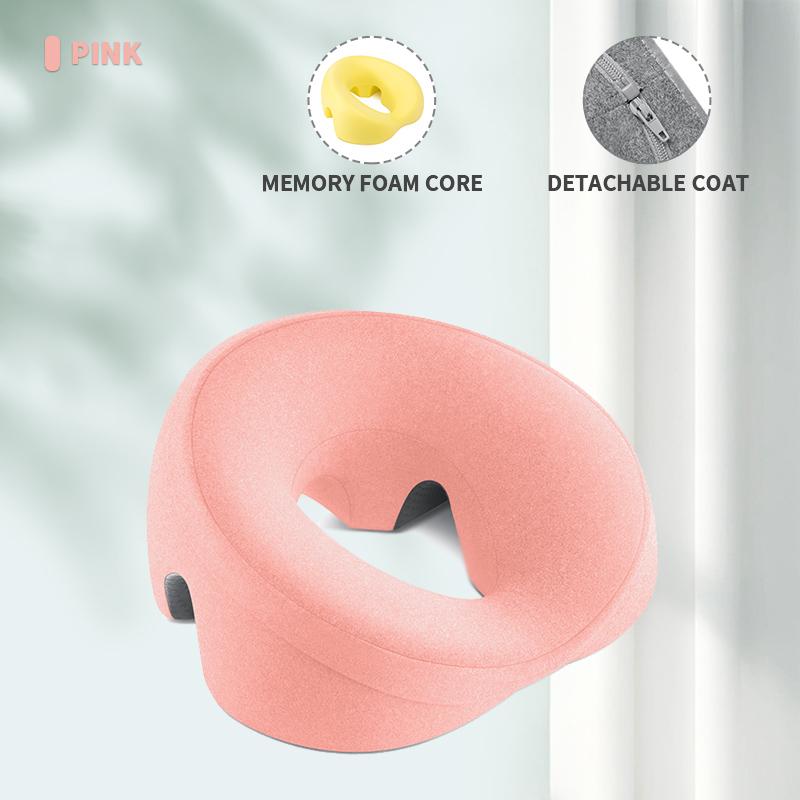 New Ergonomics Lying Down Pillow Memory Foam Breathable Head Rest Support Pillow Body Massage Face Rest Pillow for Beauty Salon
