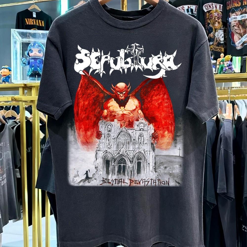 Rare Sepultura Band Collection S-5XL Tee XXXL