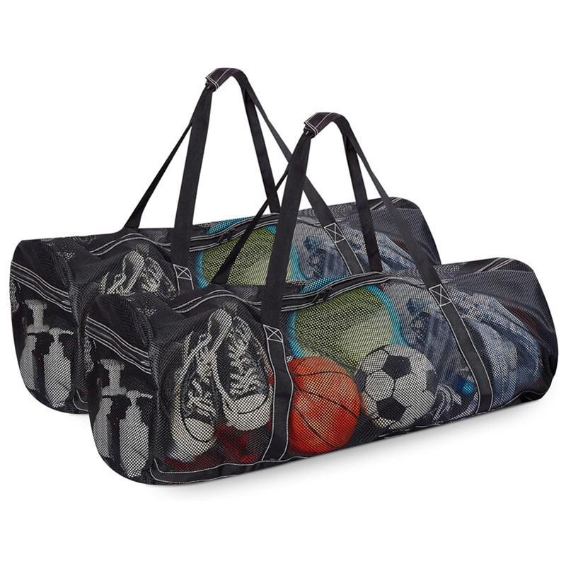 Large Mesh Dive Bag with Zipper Pocket for Snorkeling Gear