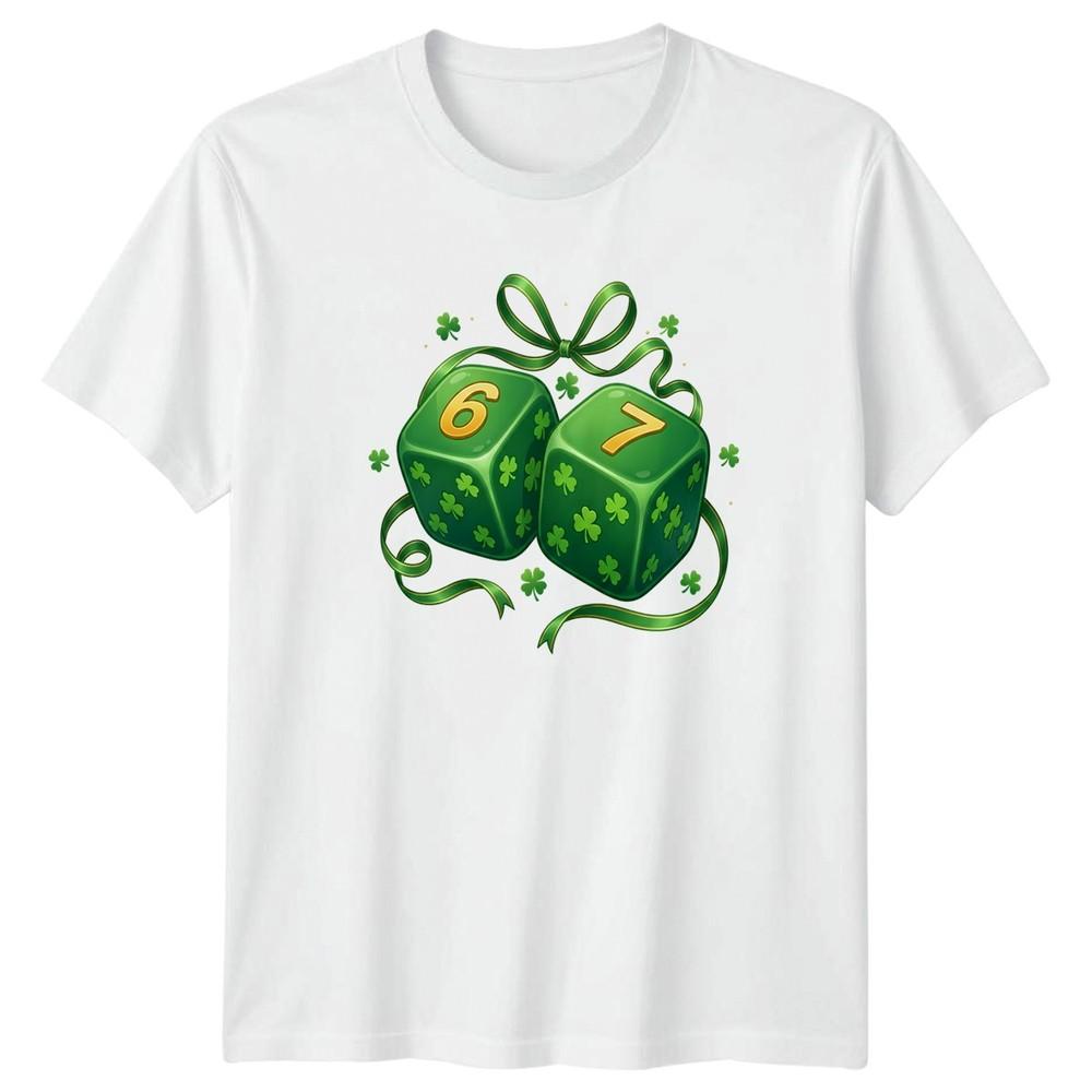 Rolling A Lucky Seven St Patricks TShirt Gambling Holiday St Patricks Day S