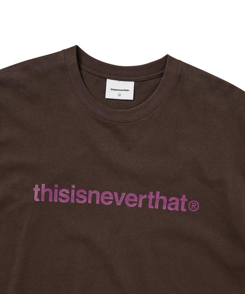 THISISNEVERTHAT T-Logo Tee Dark Chocolate