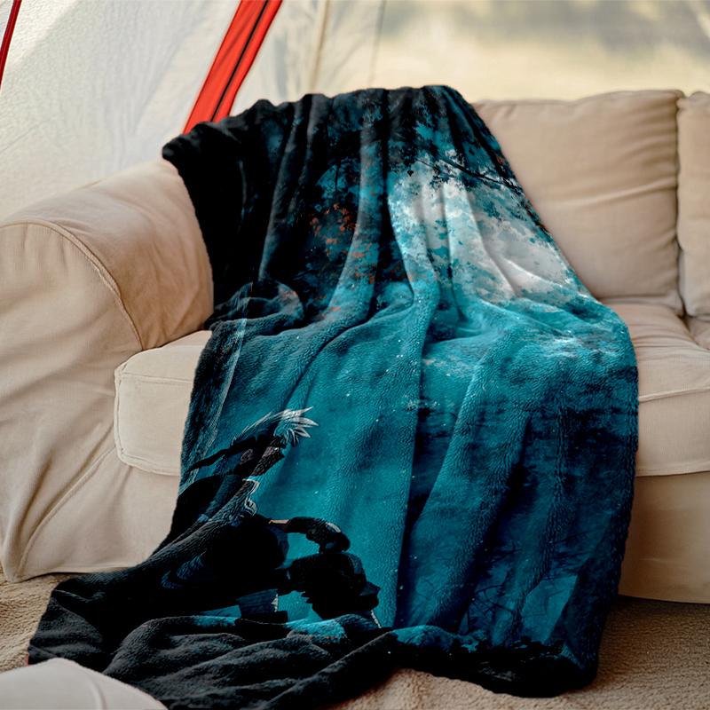 1pc Naruto Blanket, Cozy Printed Throw Blanket, A Heartfelt Gift for Your Family and Friends