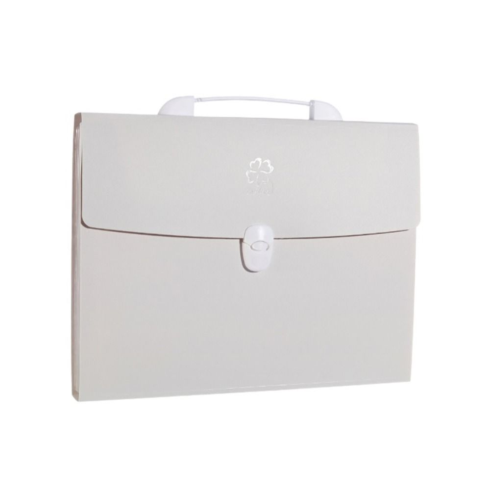 

New Plastic File Folder 13 Pockets Waterproof Document Storage A4 Size Office School Organizer Organ Bag Holder серый