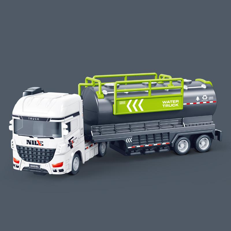 Garbage Cleaning Sprinkler Truck Children Simulation Inertia Toy Car Model