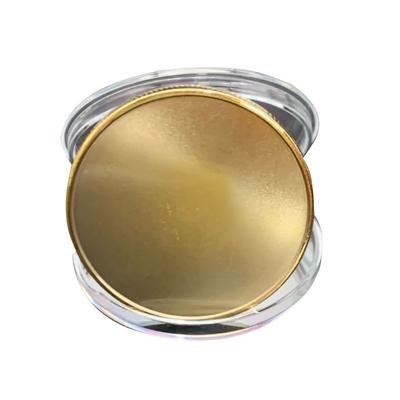 Blank Challenge Coin for Engraving 40mm Commemorative Coin DIY Craft Engraveable Stamping Coin with Storage Box