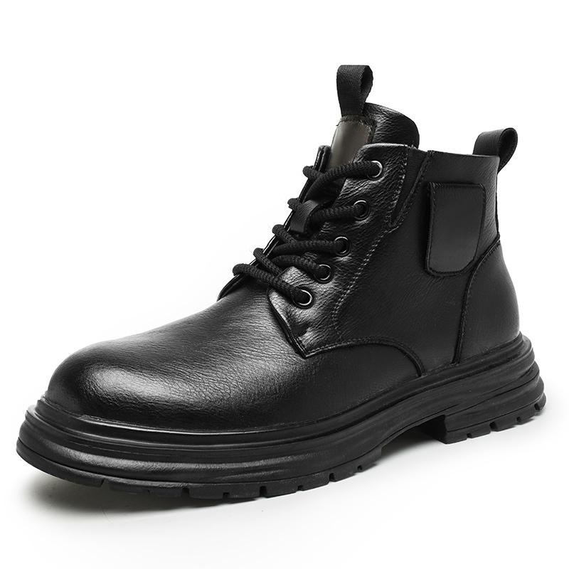 Fashion Business men's short boots Classic British gentleman style Outdoor leisure party Daily Adults Office Black Brown shoes Hot