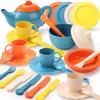 RUIDYA Conjunto de Cozinha de Brincar, Conjunto de Chá Estilo Montessori, Conjunto de Utensílios de Cozinha, Brinquedo para Bebês de 2-3 Anos, Brinquedo Educacional, Presente de Aniversário para Meninos e Meninas