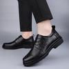 Size 37 leather shoes men's invisible inner height increased by 5 cm business dress men's soil casual shoes genuine leather wedding groom men's shoes