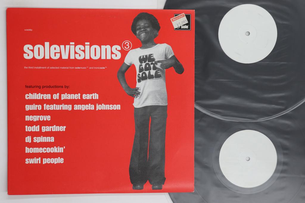 LP Record VARIOUS  Solevisions 3 SOLE06LP SOLE MUSIC 2001 UK Dance  Electronica Used