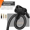 WEST BIKING 160PSI High Pressure Pump Schrader Presta MTB Bicycle Floor Pump Cycling Air Pump Tire Ball Motorcycle Car Inflator