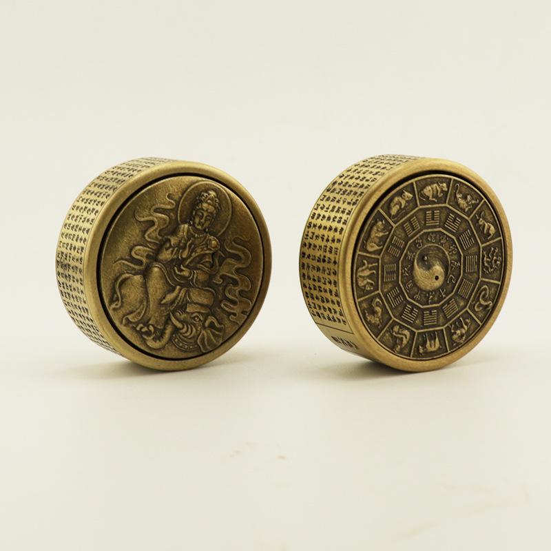 Metal Zen Buddha Gyroscope Fidget Spinner Adult Anxiety Relief Toy Fingertip Gyroscope Ansiedad Alivio Del Estres Exquisite Gift