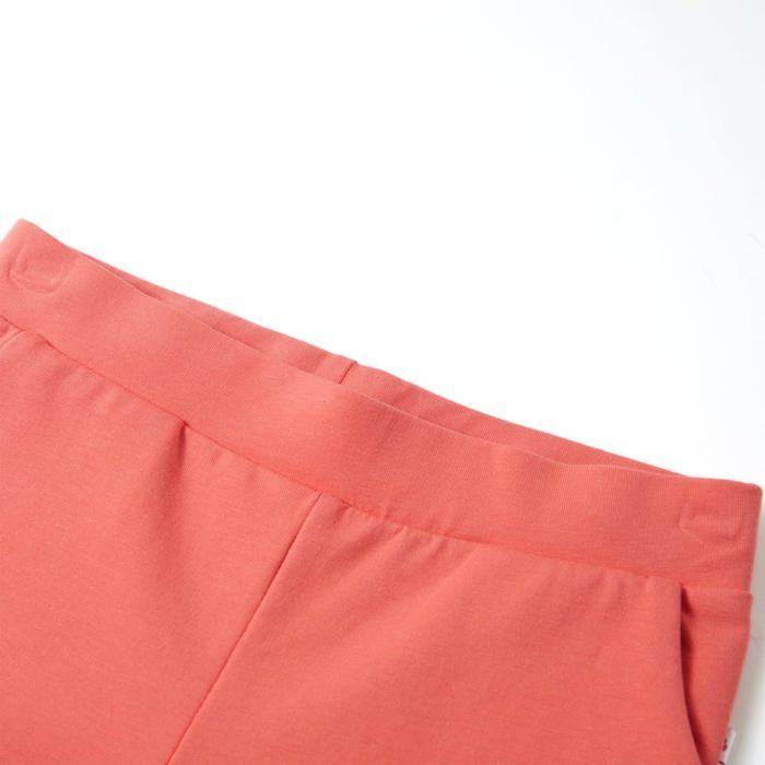Pantalon à jambes larges pour enfants corail 92/104/116/128/140
