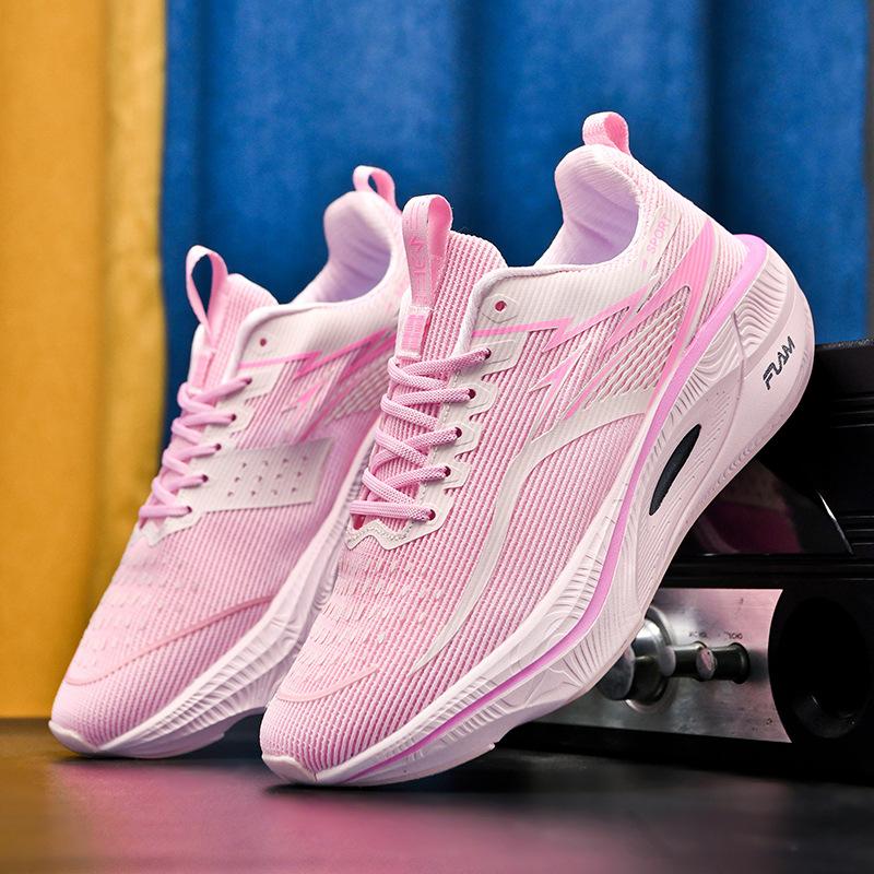 New running shoes marathon ultra-light shock absorption professional sports shoes training skipping rope shoes for men and women couples one 2025
