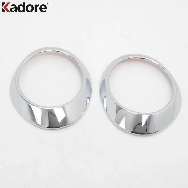 Front Fog Light Lamp Cover Trim For Subaru Forester 2009 2010 2011 2012 Chrome Car Head Foglight Bezel Trims Accessories