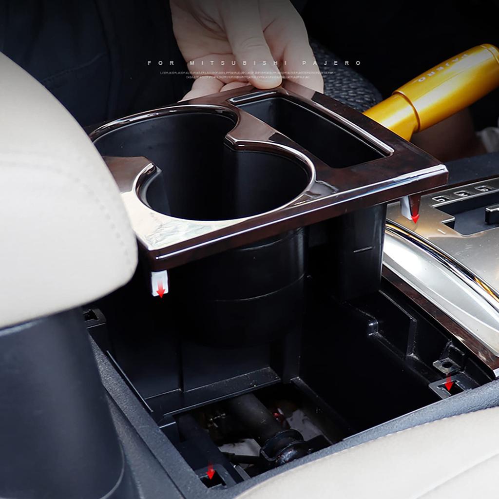 Aosseiye Storage Box Car Front Seat Cup Holder Central Control Storage Box Mitsubishi Montero