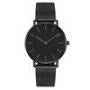 Trendy Men's Mesh Strap Quartz Watch - Fashionable and Minimalist Korean Style for Students and Couples