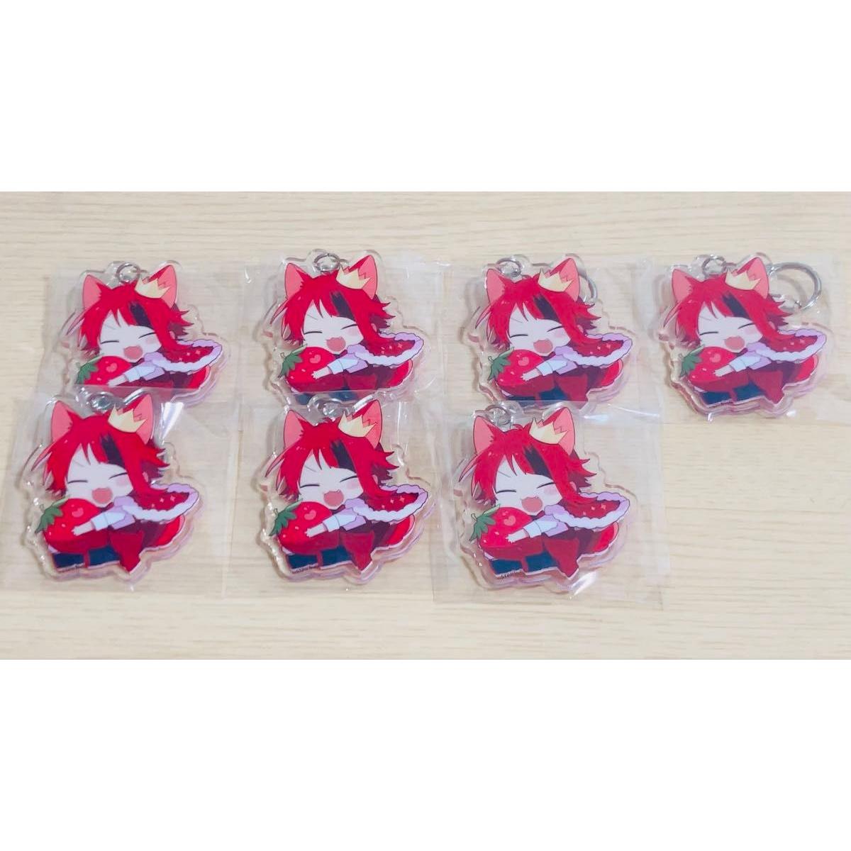 Used Stopuri Rinu-kun acrylic key chain set of 7