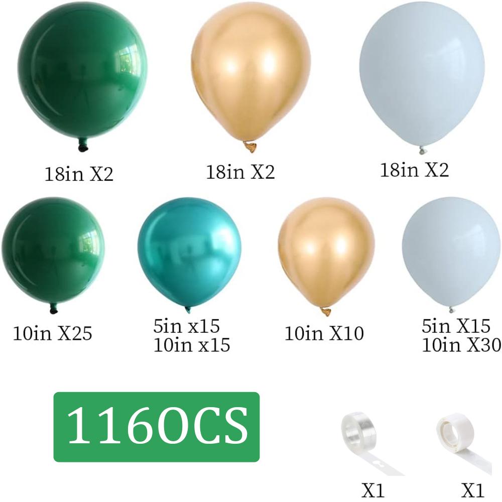 

116PCS multi-color latex balloon set suitable for birthday parties, weddings, Valentine s Day party decoration Other
