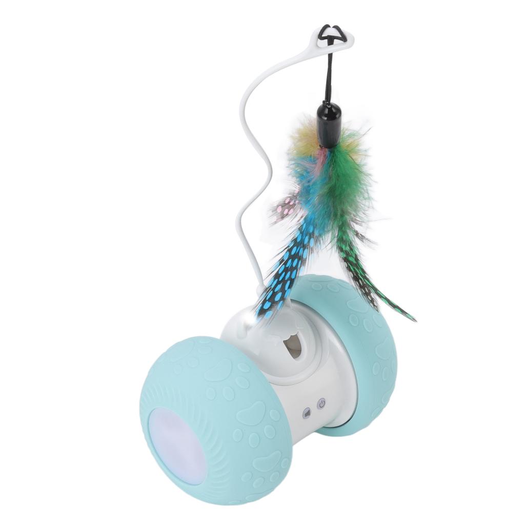 Interaktives Katzenspielzeug Elektrischer Quietschender Rollball USB Wiederaufladbar Intelligentes Automatisches Kätzchenspielzeug