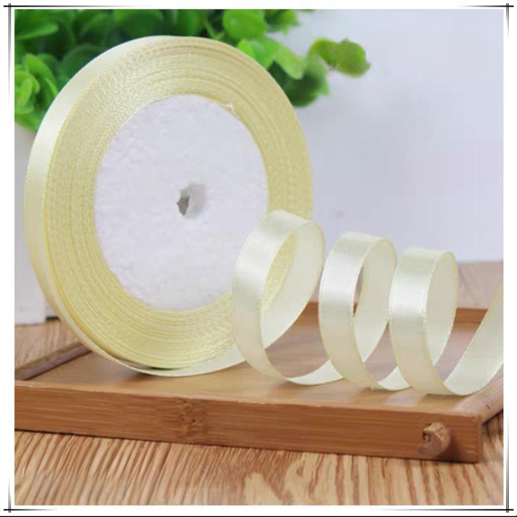 Wholesale 22 Meter/roll Stain Ribbon 1CM Polyester Ribbon for Gift Packing Wedding Party Decoration DIY Handmade Craft Supplies