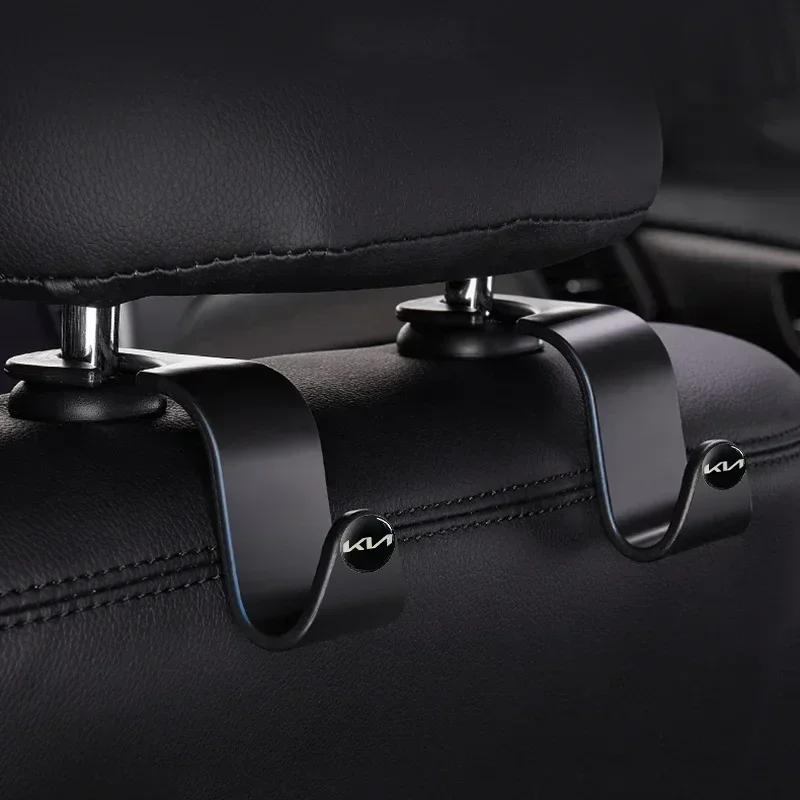 ABS Car Seat Back Hook Headrest Organizer for KIA Rio Pregio Soul Cd5 Soluto Kx3 K3 K5 Optima Cerato Sedona Forte Niro SportageSB2