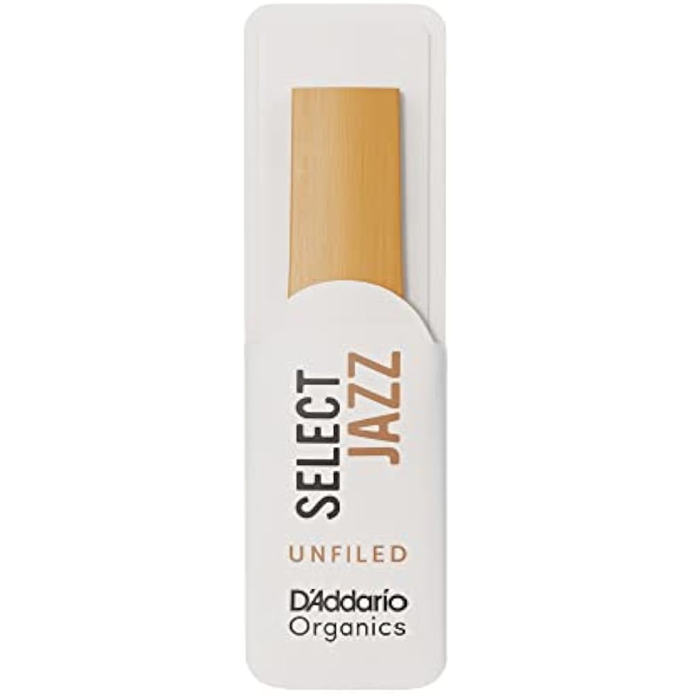 D'Addario WoodWinds Daddario Reed for Soprano Saxophones USDA Organic Certified SELECT JAZZ UNFIL...