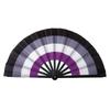 Rainbow Folding Fans Gay Lesbian Decorative Folding Fans, Large Handheld Fan Bamboo Folding Fan For Men/Women, Wedding, Dancing,