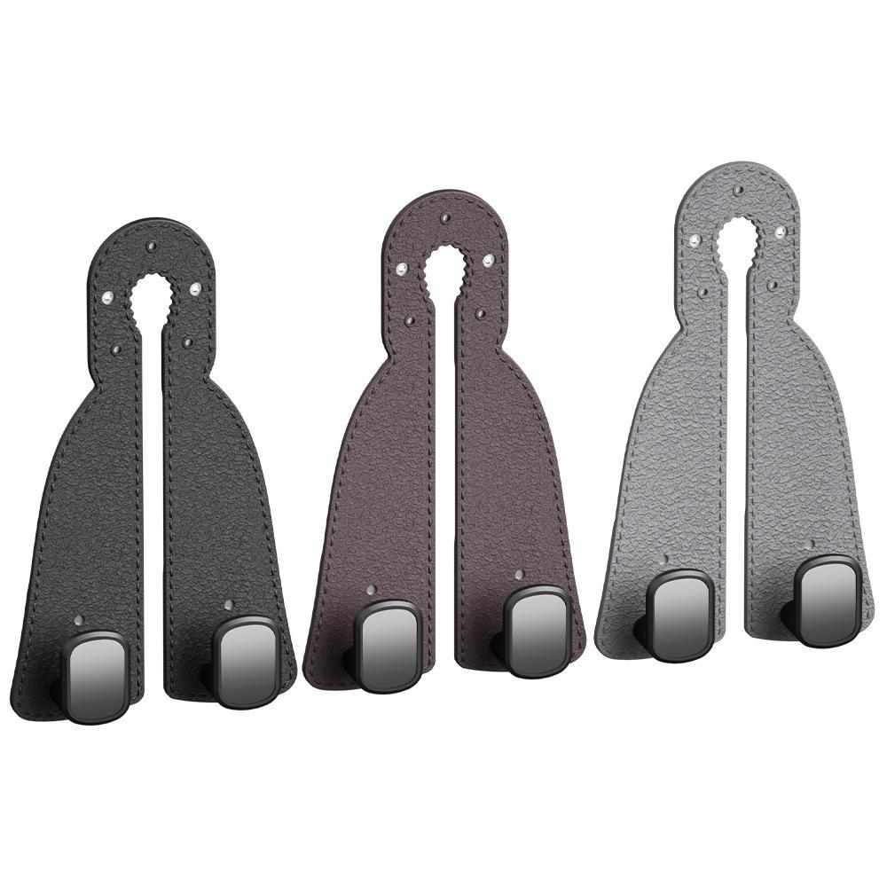 Verbesserte Wildleder Auto Sitzlehne Doppelhaken für Rücksitzaufbewahrung