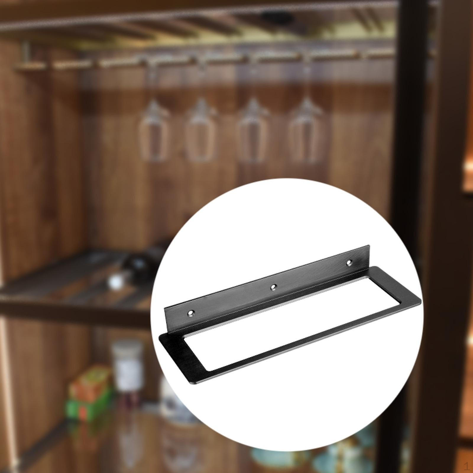 

Display Shelf for Wine Bottles, Wall Mounted Storage Solution чёрный
