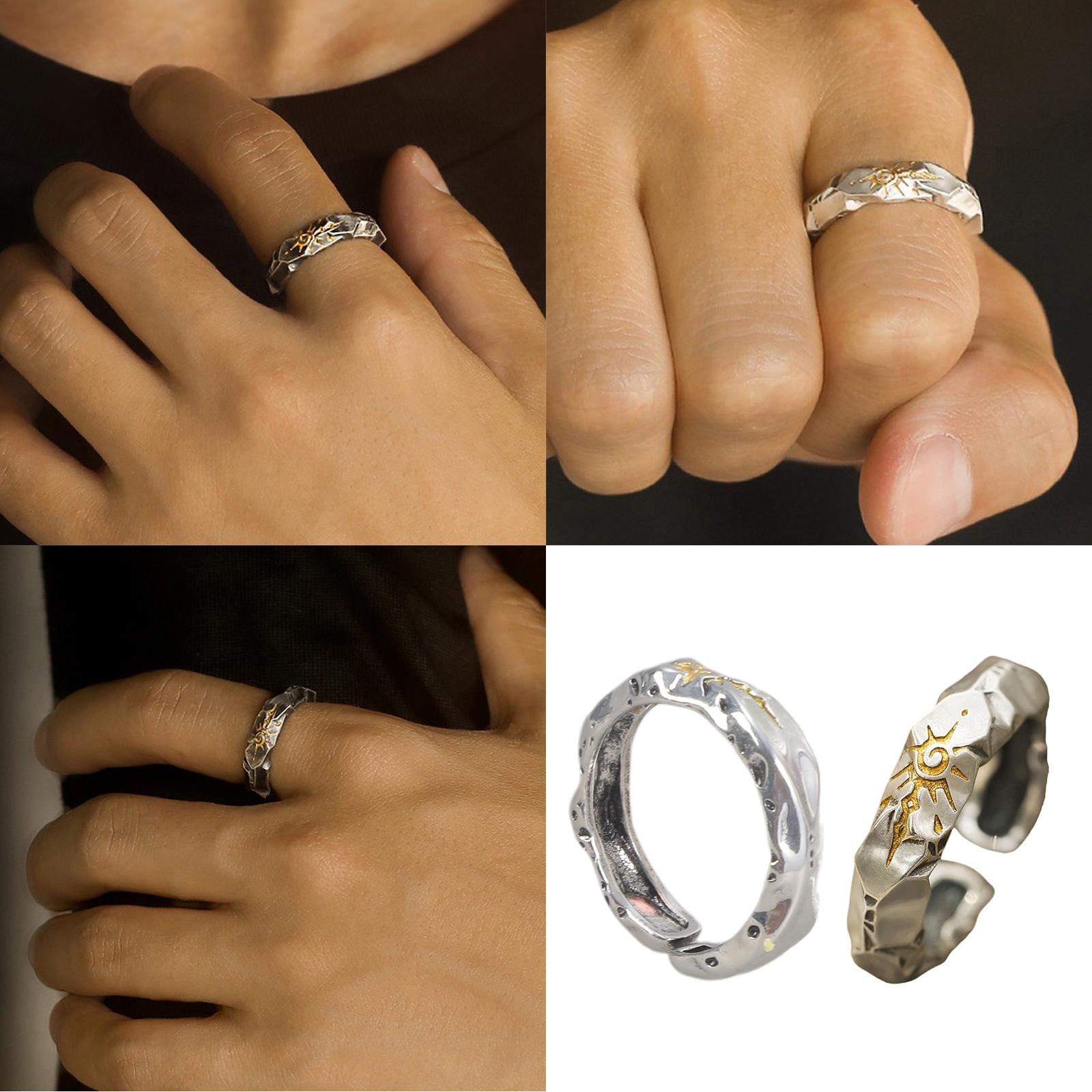 

Vintage Wishing Stone Rings Elegant Designs Symbolizing Commitment and Beautiful Wishes for Trendy Women Outfits помаранчевий