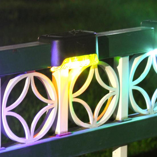 Solar-Deckleuchte, wasserdicht, wetterfest, IP65, lichtbeständiger Sensor, einfache Installation, lange Lebensdauer, dekoratives ABS