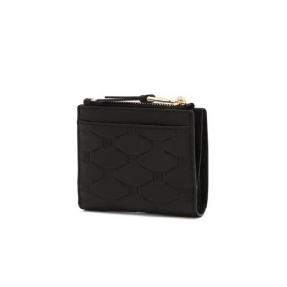 Daks Men S Black Dd Logo Leather Slim Wallet Dcwa6f635bk