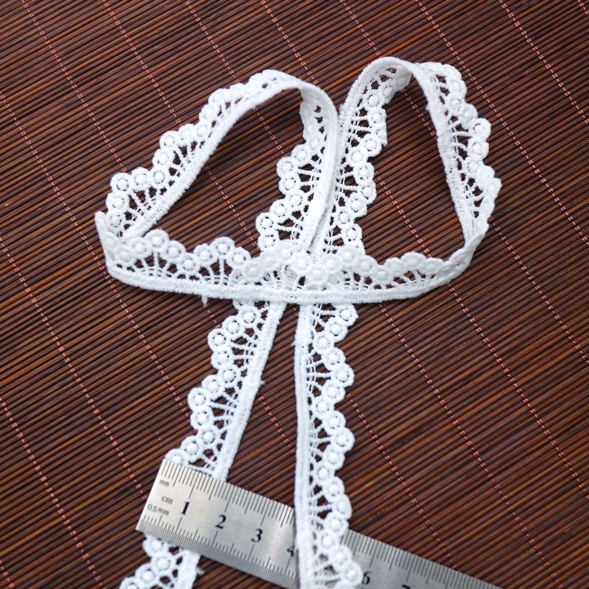 Вышивка Молочный Шелк Кружево Растворимое в Воде, Вышивка Кружево Растворимое в Воде Аксессуары для Одежды WM7488