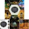 Elegant Solar Lantern Led Light For Outdoor Use With Stylish Hat And Garden Decor