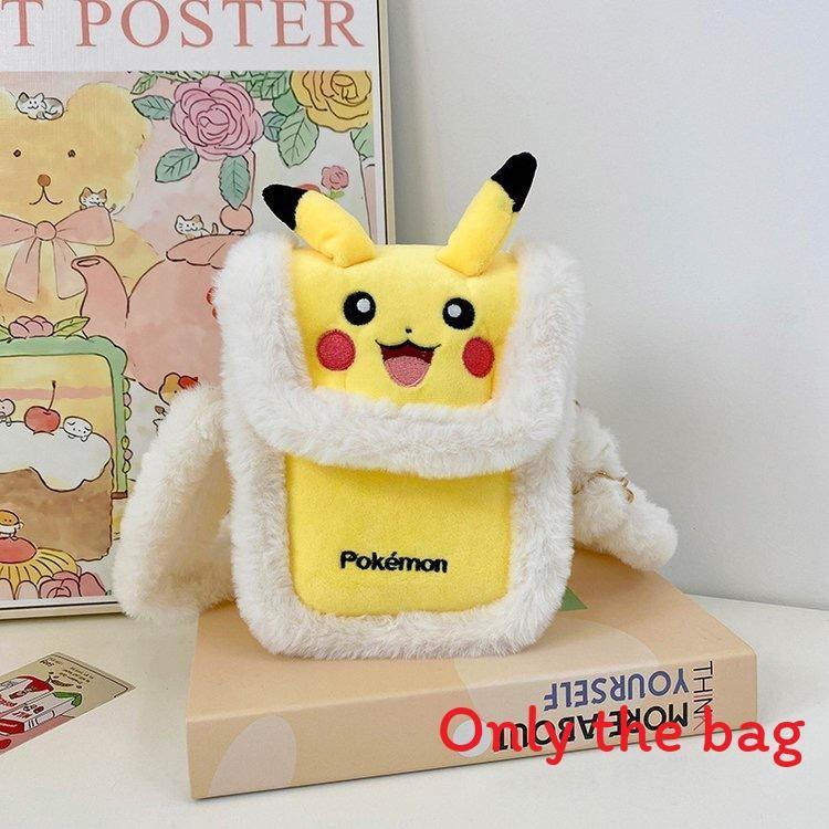 

Плюшевая сумка-кроссбоди Покемон Пикачу с отделением для хранения для детей и подростков Pikachu