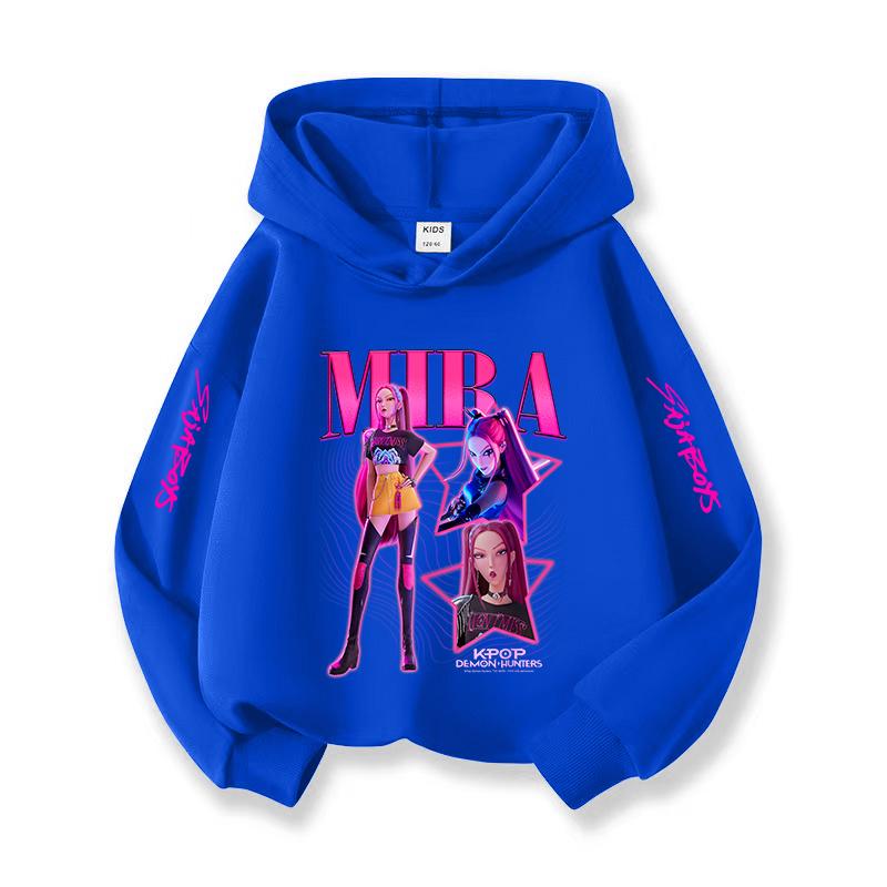 

Американская детская толстовка с капюшоном в стиле K-pop, Легкий и удобный топ для девочек, Модный и универсальный стиль, Свободная толстовка с капюшоном 100