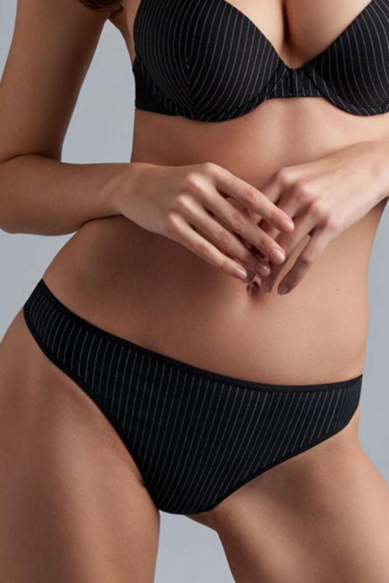

Трусики стрінг Marlies Dekkers (95267) 4(L) прозорий колір чорний