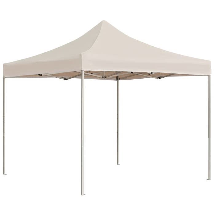VidaXL Folding Reception Tent Garden Gazebo Patio Gazebo Terrace Pavilion Outdoor Tent Aluminum 2x2 48925