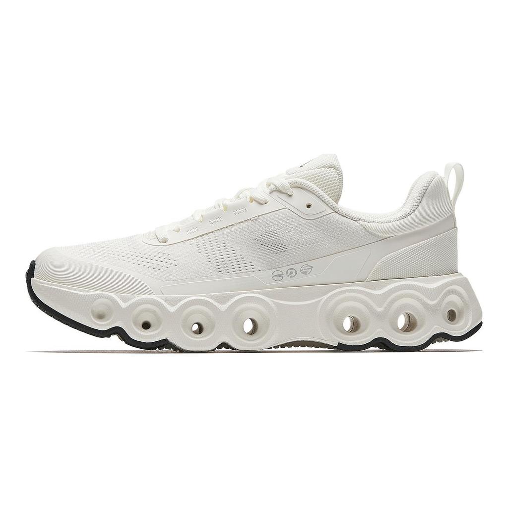 Anta Energy Ring Textile, Rubber Low top Running Shoes Women's Ivory White 922615506-1